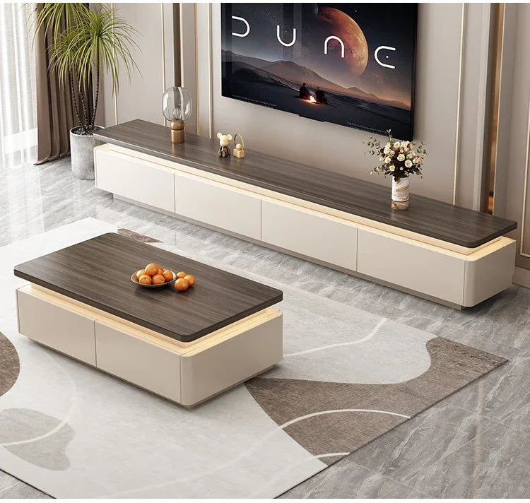 Table basse bois scandinave de luxe -