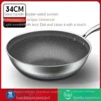 Poêle inox pro allemand premium - D 34CM double face
