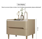 Table de chevet de luxe en similicuir -