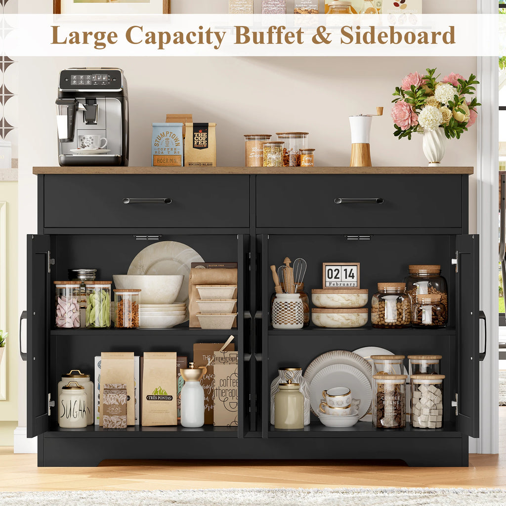 Meuble de rangement industriel de 120cm de large -