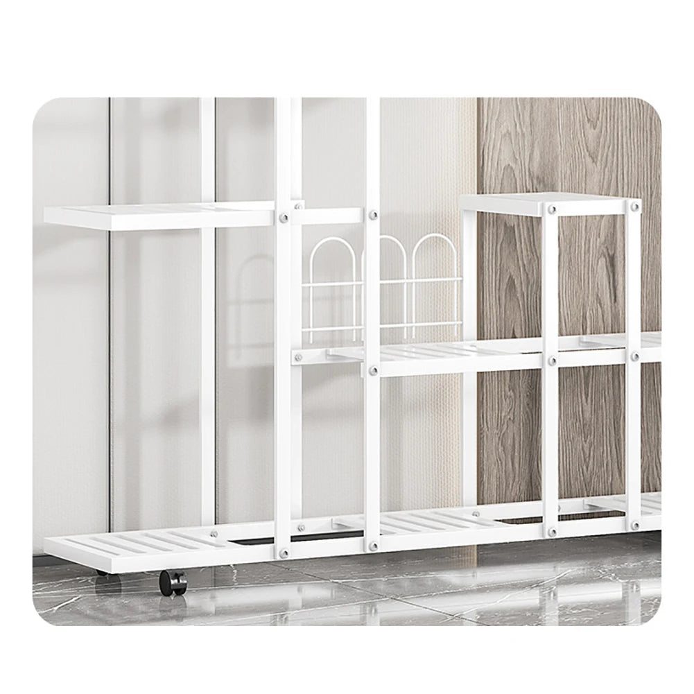 Étagère plante d'angle pour pots de fleurs -