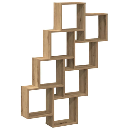 Grande étagère murale 90x15x119 cm - Marron B