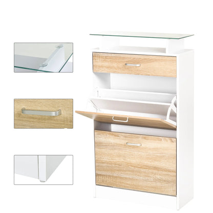 Meuble à chaussure scandinave 60X24X105.5 cm -