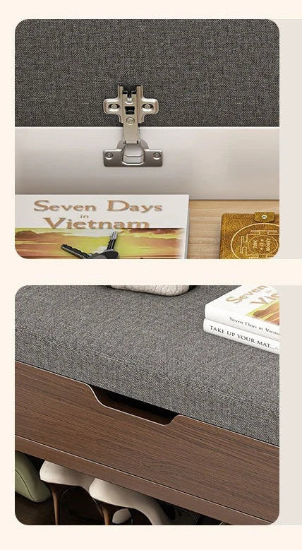 Meuble à chaussure banc avec possibilité de s'assoir -