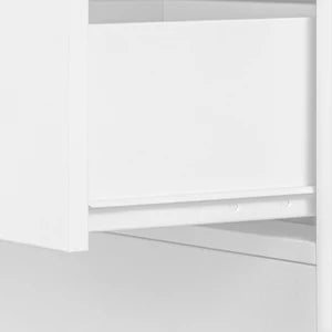 Lot de 2 Table de chevet led avec station de charge -