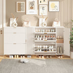 Meuble à chaussure moderne en bois blanc -