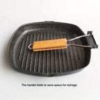 Poêle en fonte émaillée pour induction -