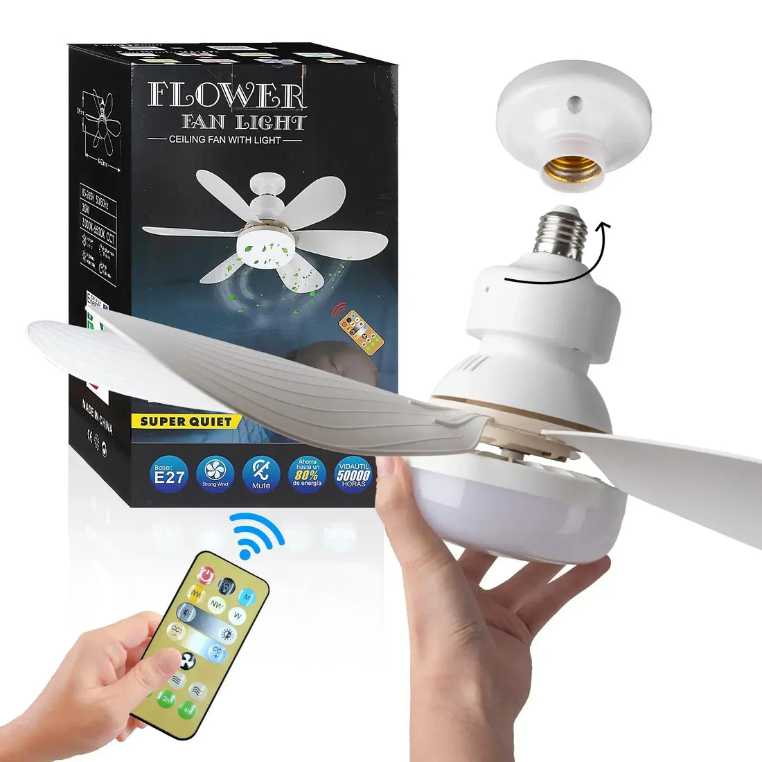 Ventilateur pour plafond LED 40W -