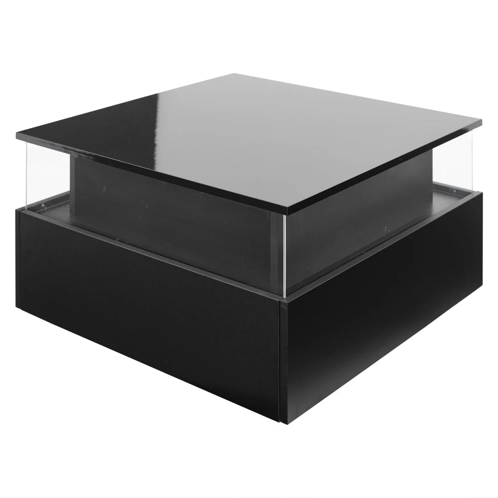 Table basse design moderne avec led 70*70*41cm -