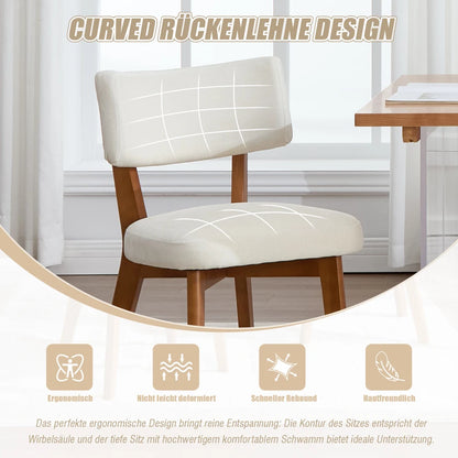 Chaise salle à manger bois moderne 2 ensembles -