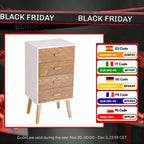 Table de nuit design moderne rustique - Table de nuit