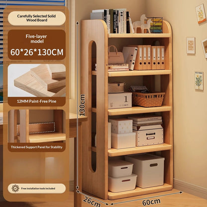 Étagère livre moderne industrielle de taille moyenne - 5 floors 60CM