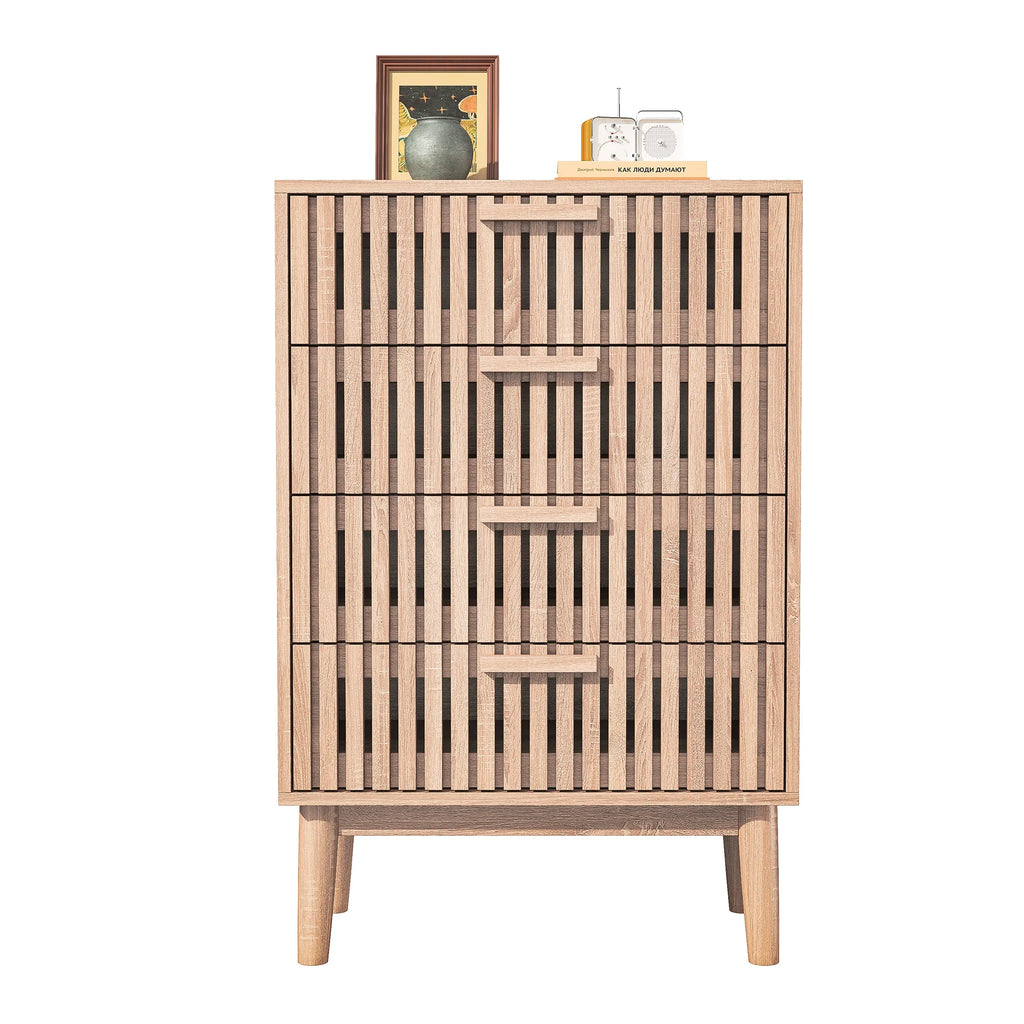 Meuble de rangement style compagne vintage en bois -