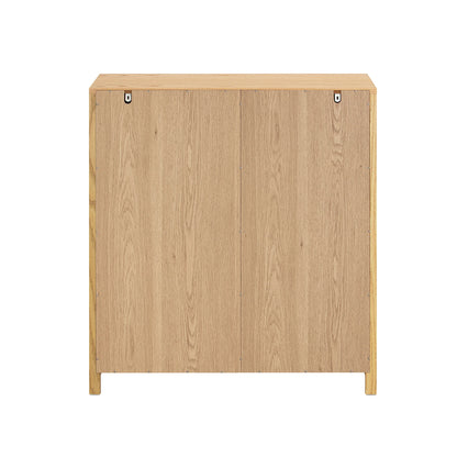 Meuble pour salle de bain en bois avec triples tiroirs -