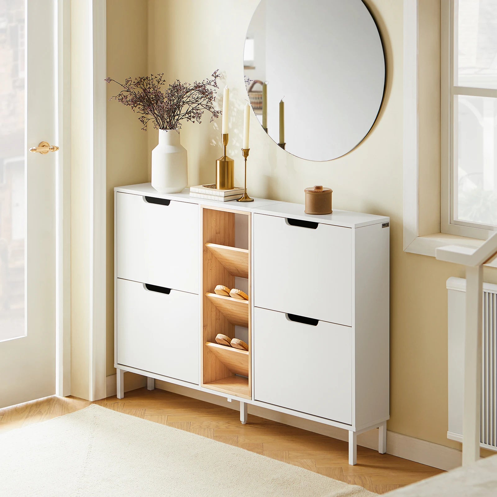 Meuble à chaussure originale et moderne - Blanc Meuble à chaussure