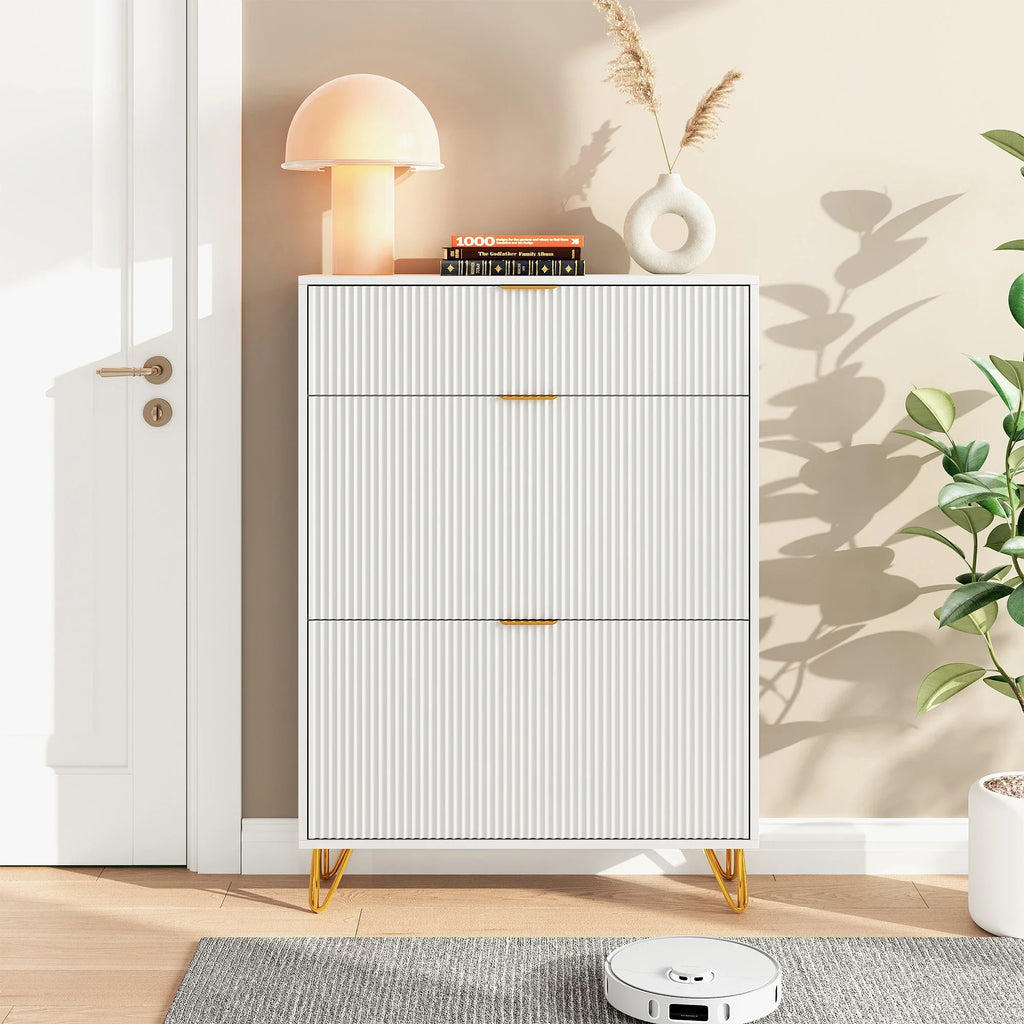 Meuble à chaussure dispositif anti basculement -