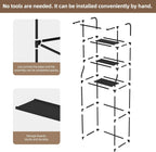 Meuble WC autoportant à 3 niveaux -