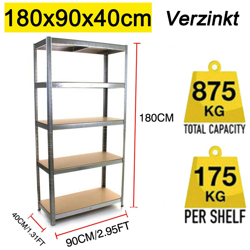 étagère garage profondeur 40cm - Argent