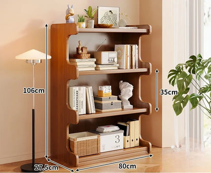 Étagère livre simple en bambou - F