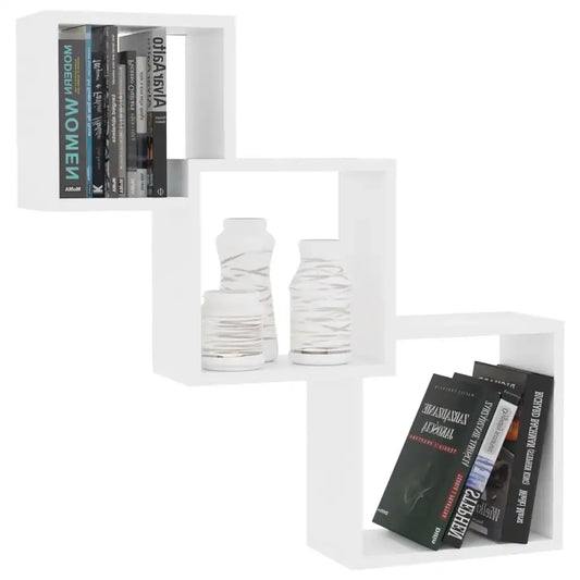 étagère murale cube à 3 niveaux -