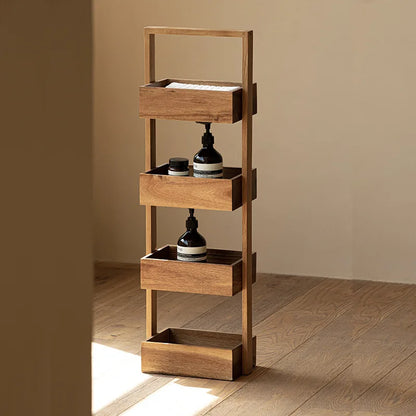 étagère bois cuisine à 4 étage -