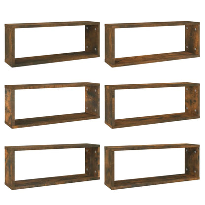étagère murale WC, salon, chambre de 60x15x23 cm - Marron D