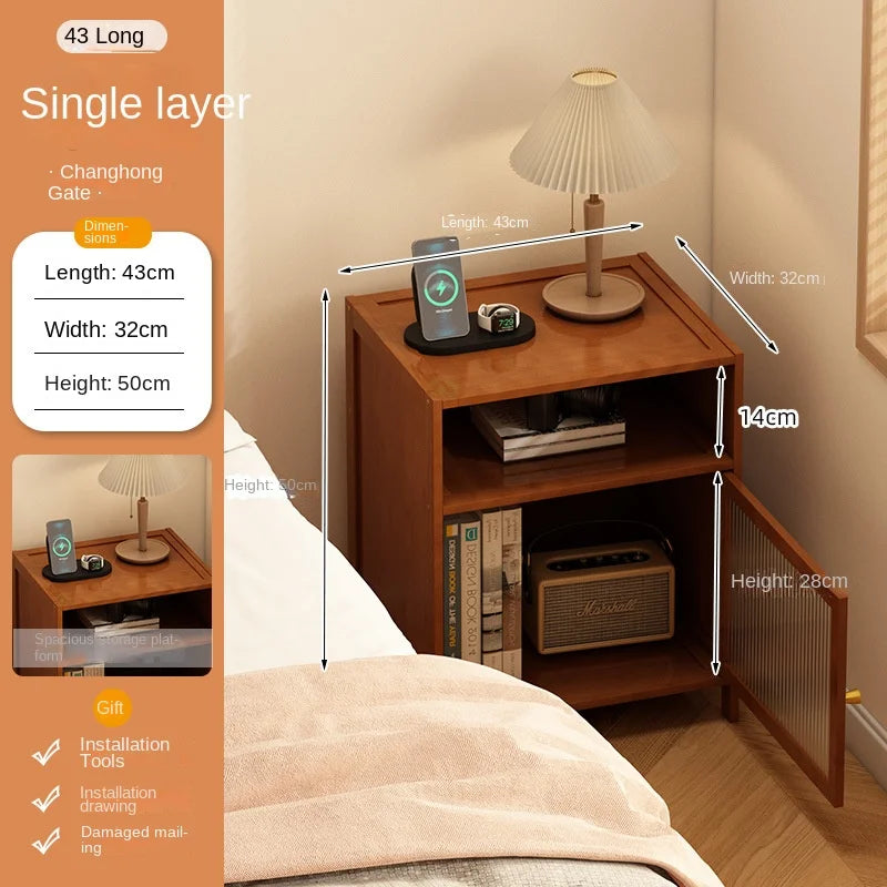 Table de nuit chambre classique - 1 pièce - H - 43cm