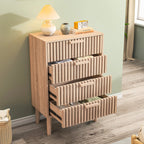 Meuble de rangement style compagne vintage en bois -