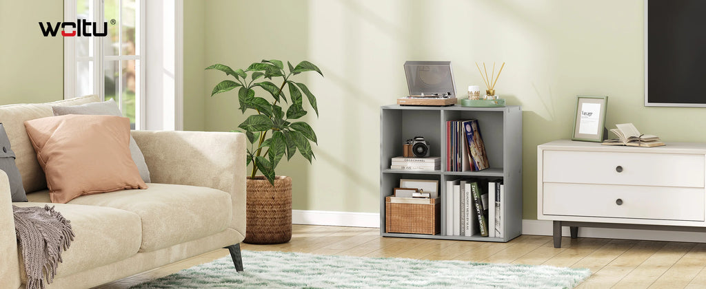 Étagère cube rangement en bois -