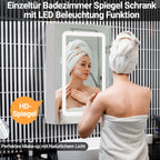 Petit meuble salle de bain mural à led -