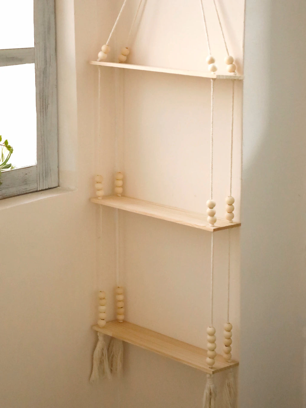 étagère bois rangement mural -