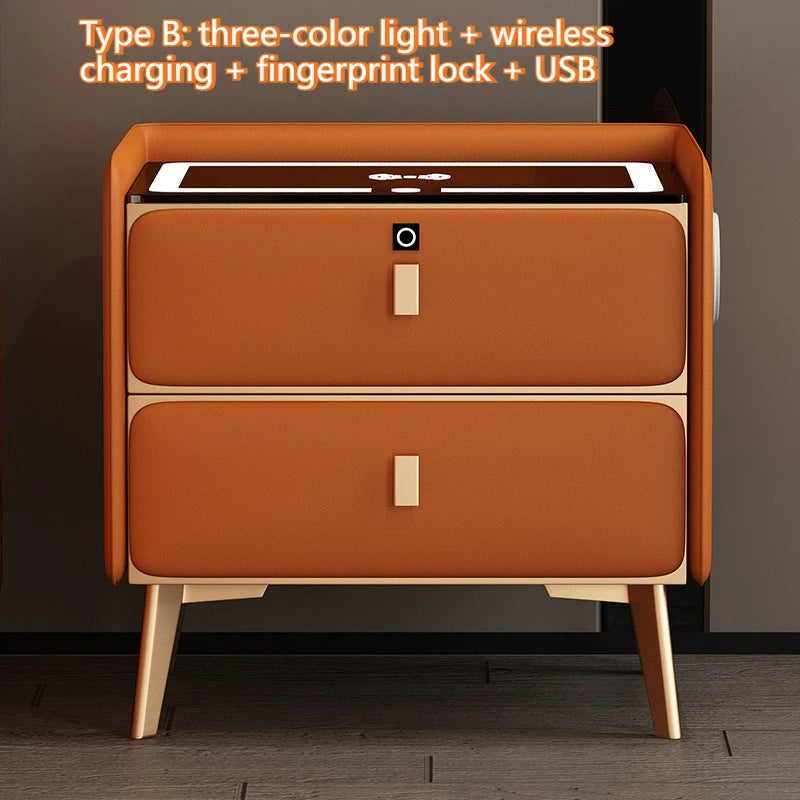 Table de nuit bois moderne de luxe - E