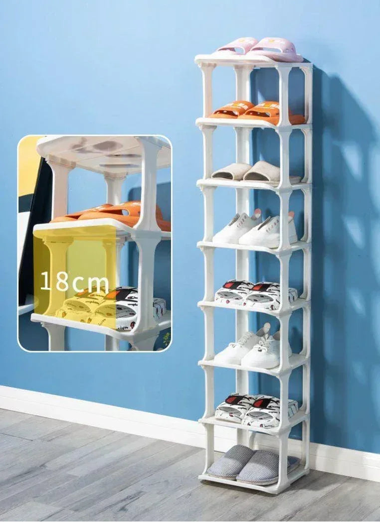 Meuble à chaussure d'entrée en forme de cube simple -