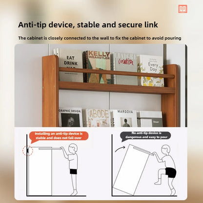 Étagère livre murale ultra-mince -