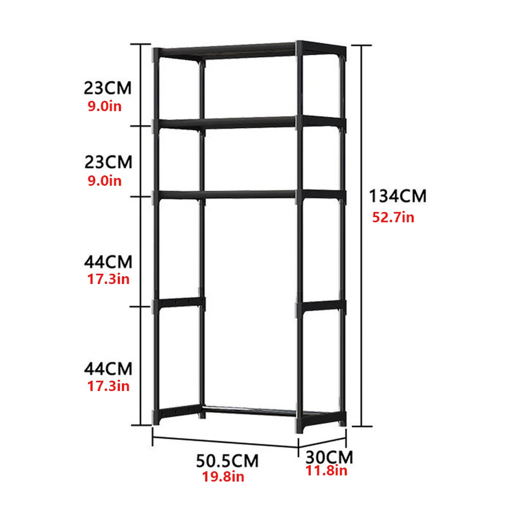 Meuble WC rack simple pour toilette - Noir Meuble WC