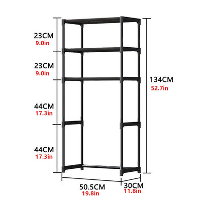 Meuble WC rack simple pour toilette - Noir Meuble WC