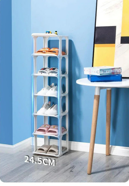 Meuble à chaussure blanc simple et moderne -