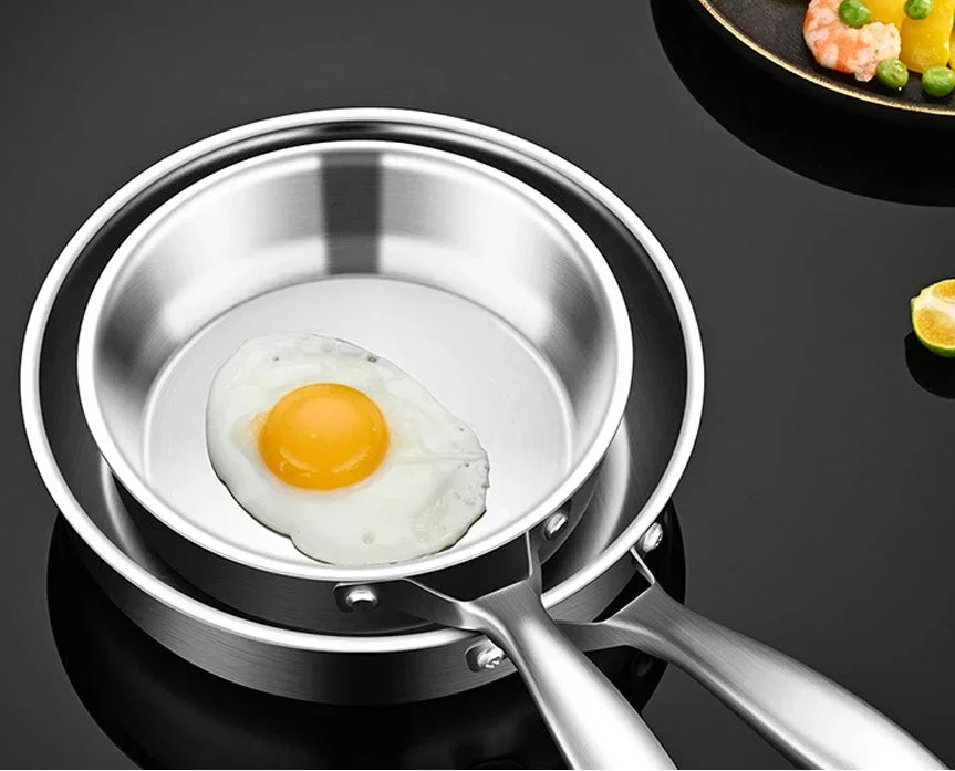 Poêle inox de petite taille de qualité -