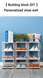 Meuble à chaussure blanc simple et moderne -