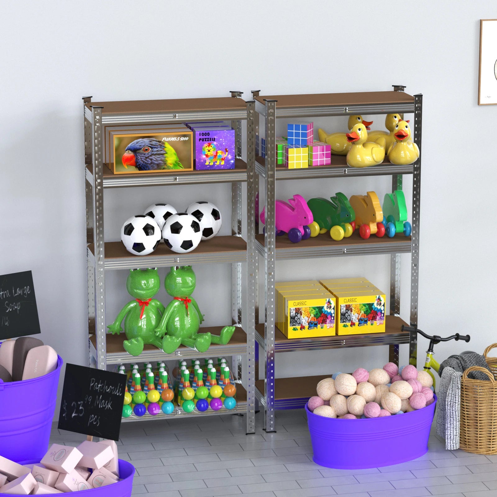 étagère garage charge lourde -