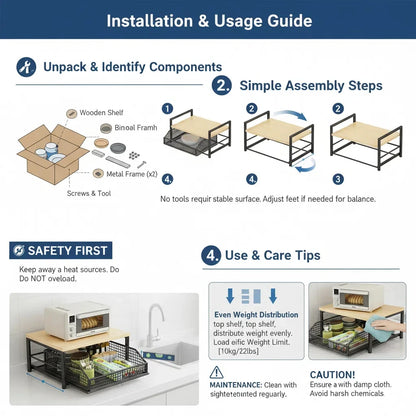 Étagère café multifonction -