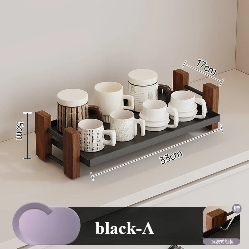 Étagère café de luxe - Noir-A