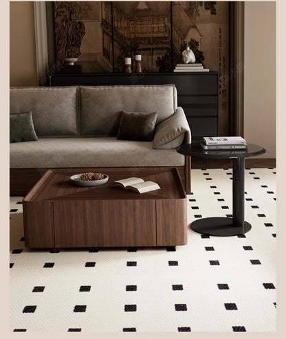 Table basse bois pour hôtel ou maison de luxe -