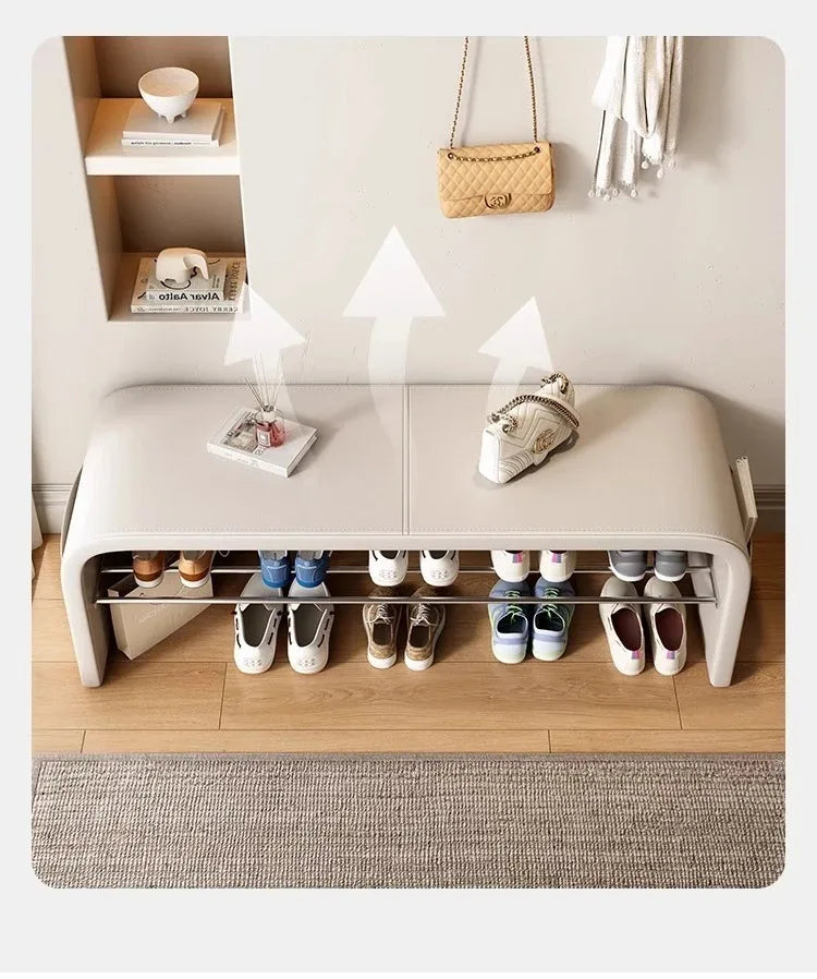 Meuble à chaussure banc de luxe -