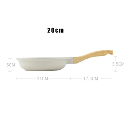 Poêle céramique pierre médicale compatible avec induction - 20cm