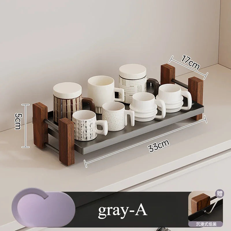 Étagère café de luxe - Gris-A