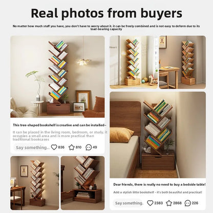 Étagère d'angle bois de luxe -