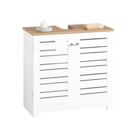 Meuble salle de bain vasque à poser - Blanc Meuble de rangement