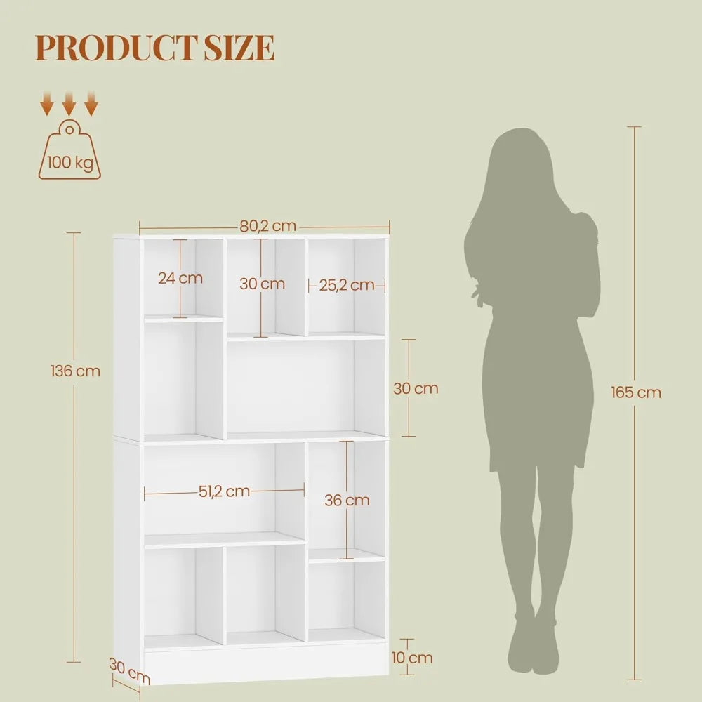 Étagère cube moderne blanche -