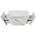 Table basse marbre blanc - Blanc Table basse